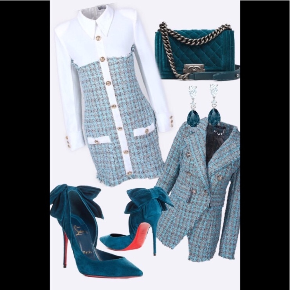 ❌SOLD on Ⓜ️ercari❌ Tweed Dress & Blazer